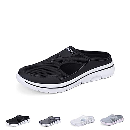 BDROX Sandalias deportivas cómodas y transpirables para hombre, para exteriores, informales, antideslizantes, ortopédicas, para caminar, Blake, 43.5 EU