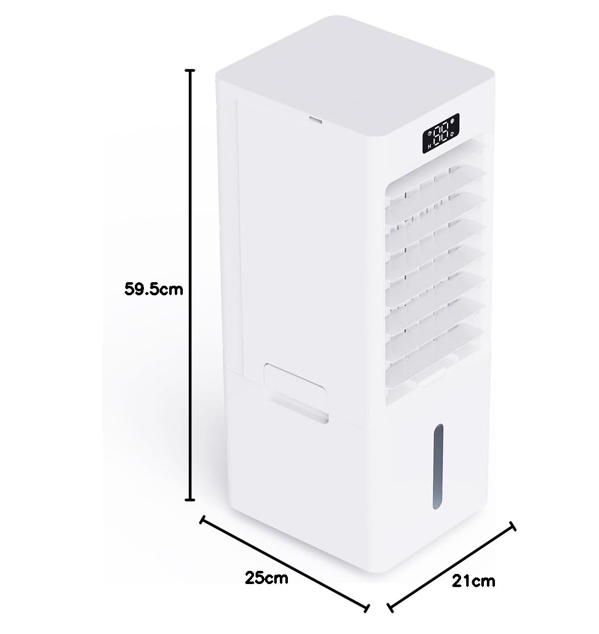 Condizionatore Portatile, 3 in 1 Raffrescatore Evaporativo, 6L Raffrescatore d'aria, 3 Velocità 4 Modalità, 4 Impacchi di Ghiaccio, Timer 1-12 ore, Telecomando, Silenzioso per Casa Ufficio