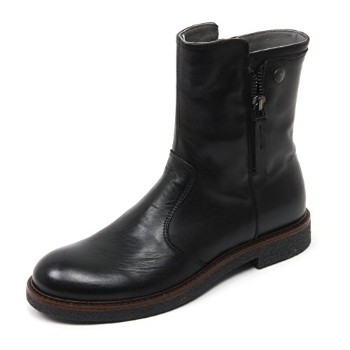 Stivaletto nero Momino C1258 chaussure montante fille cuir noir 30