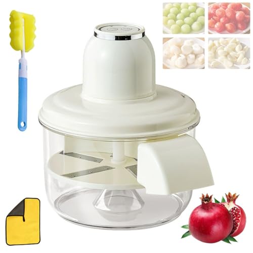 Nuova Macchina Elettrica Per Sbucciare L'Uva Del 2025, Macchina Automatica Per Sbucciare L'Aglio Per Piccoli Frutti, Macchine Intelligenti Commerciali Ricaricabili Per La Frutta(Q02 white)