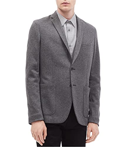 Calvin Klein Mens Slim Fit Two Button Blazer Jacket