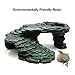 Mipukbay Reptiles Basking Platform Climbing Ramp Habitat, Turtle Habitat Reptiles Dock Resting Stone, Aquarium Ornament Rock for Lizard, Frogs, Newts