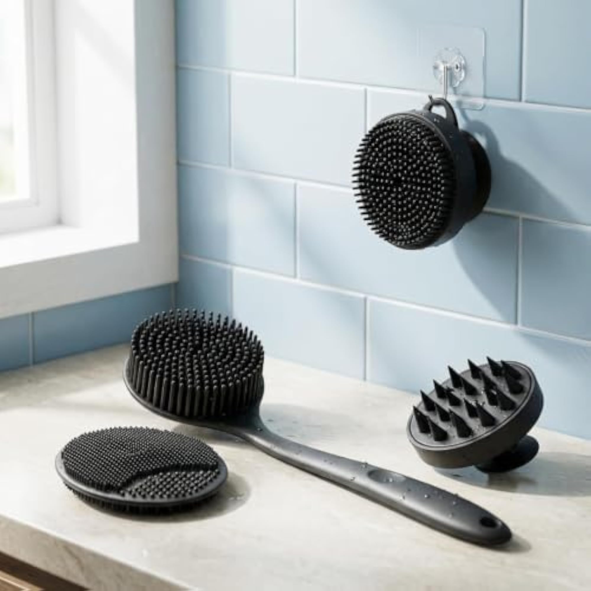6-Piece Bath & Skincare Tool Set for Self-Care