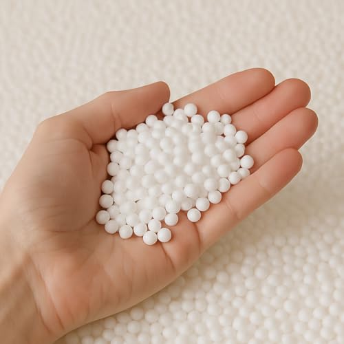 Image of Bean Bag Filler 1 Kg Bean Bag Beans Refill Thermocol Balls Virgin EPS Beans, 1 Kg Beans