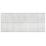Grillrost-Set bestehend aus 3 Rosten mit den Maßen 24x42cm (BxT) + 1 Rost 18,5 x 42 cm (BxT) - Für den universalen Einsatz geeignet, bitte messen Sie vorher Ihre Grillfläche aus