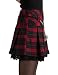HAHAEMMA Mini Falda Mujer Plisada Escocesa Elegante Invierno Alta Cinturilla Elástica de...