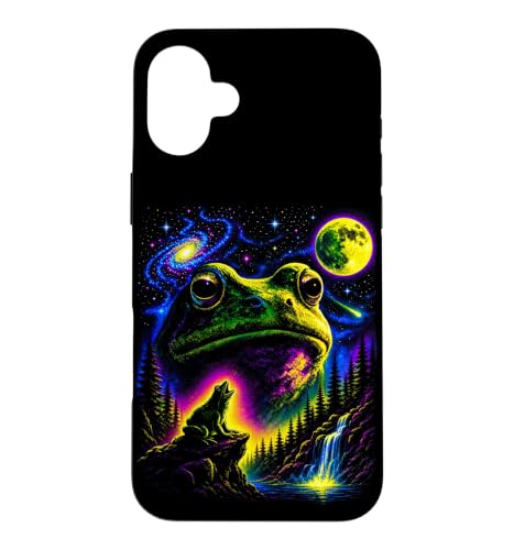 ���B���e�[�W �J�G�� �F�� �� �_��I�ȐX ���g���ȃf�U�C���A�[�g �X�}�z�P�[�X iPhone 16 Plus �p