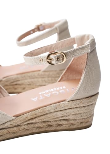 VISCATA Formiga Canvas Espadrille Sandal Wedges, Comfort and Style for Every Occasion, Size 5-12