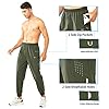 NORTHYARD Men's Athletic Running Pants Lightweight Workout Joggers Quick Dry Gym Sweatpants Active Sports Track Training