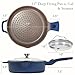 ESLITE LIFE Nonstick Always Pan with Lid, 11 Inch(4.5 Qt) Deep Frying Skillet Sauté Pan, Safe for Oven, Induction & All Cooktops, PTFE & PFOA Free (Blue Granite, 11