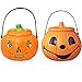 2 Pezzi Lanterna di Zucca di Halloween, Secchio di Caramelle di Zucca, Secchi di Zucca Portatili, Barattolo di Caramelle di Halloween, Secchi di Caramelle di Halloween, Secchi di Zucca con Coperchio