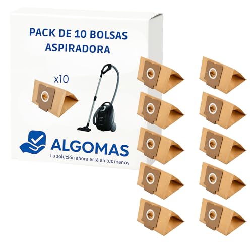 ALGOMAS® Bolsas Aspiradora Compatible con Panasonic Serie MC MCE y Type | Pack 10 Unidades, Alta Filtración Multicapa | Mayor Retención de Polvo y Alérgenos | Uso Doméstico Limpieza Eficiente