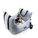 Voyage qui remue la queue : avec son design léger, prendre l'endroit préféré de votre chiot sur la route est un jeu d'enfant. Qu'il s'agisse de voyages, de sorties au parc ou de jeux, votre bébé à fourrure aura son endroit confortable à vos côtés. De plus, la base imperméable garantit qu'ils restent au sec et confortables par tous les temps.