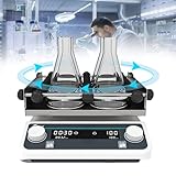 COMPATIBILITÀ VERSATILE: progettato per ospitare vari vasi da laboratorio tra cui piatti generici, piastre di Petri, bicchieri, fiaschette, sacchetti per la raccolta del sangue e fiaschette di coltura, rendendolo adatto per scuotere contenitori di diverse forme e dimensioni.
