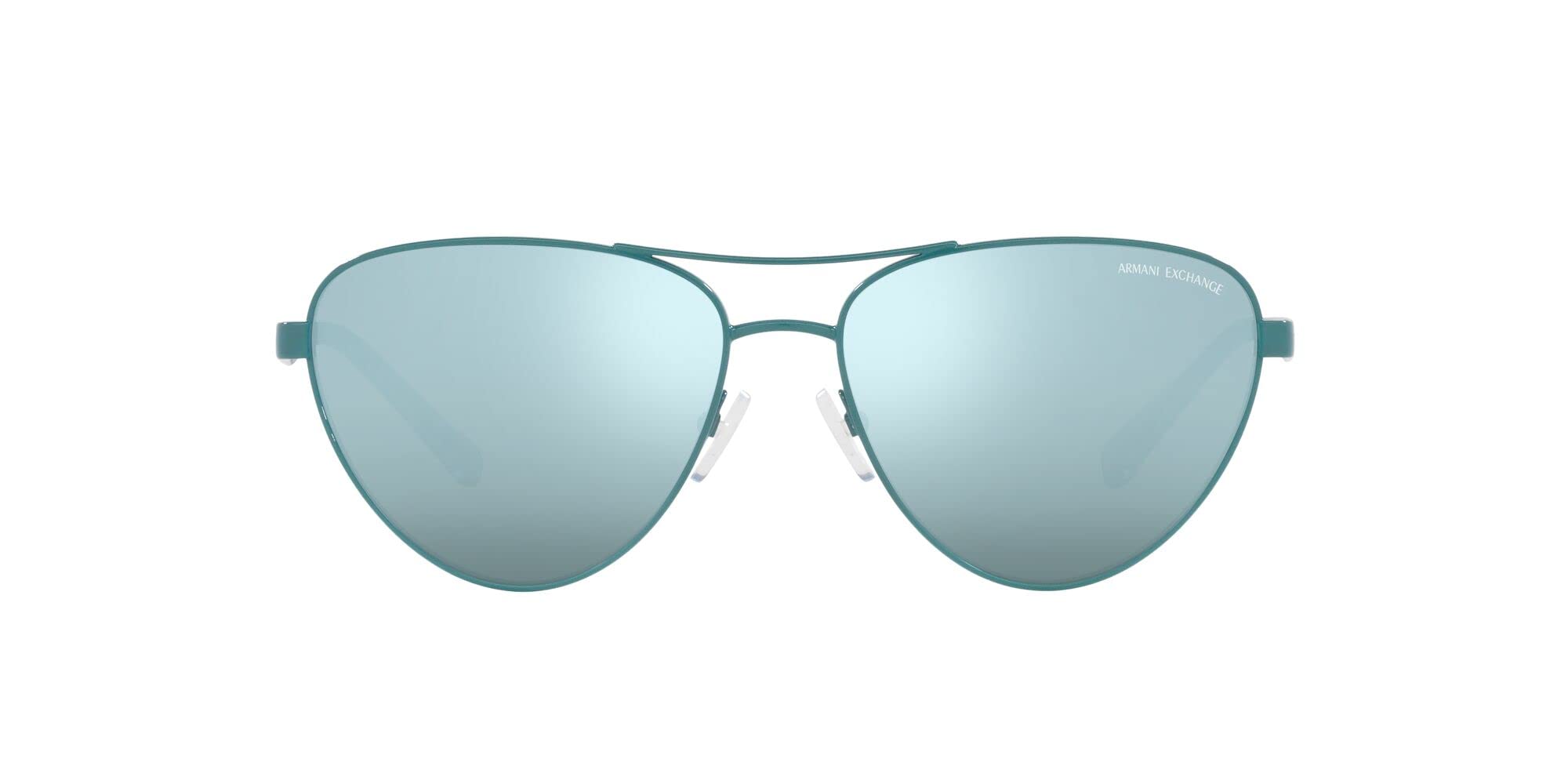 Armani Exchange A|X Women's Ax2042s Pilot Sunglasses, Blue Mirrored White