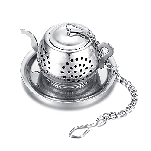 Tidorlou Loose Leaf Tea Infuser Including Tea Scoop And Drip Trays (Teapot (4 Pack)) #TOP3