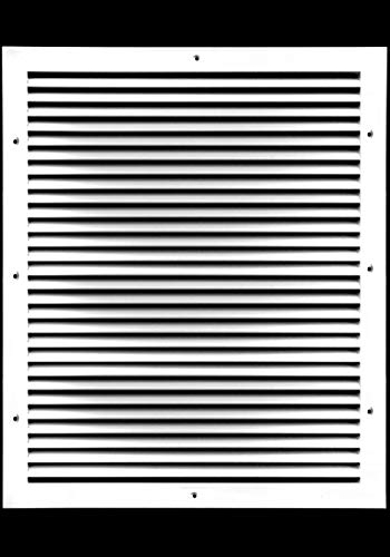 HVAC Premium 14'' X 30" Aluminum Return Grille - Easy Air Flow - Linear Bar Grilles [Outer Dimensions: 15.875'' w X 31.875'' h]