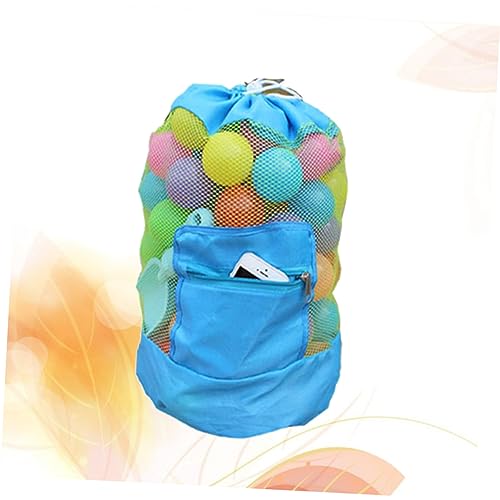 Straw Beach and Girls Mesh Tote Bag Drawstring Design for Beach Pool Toys Snacks Storage4
