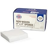 Arrigo 4x4 Non-Woven Sponges – Thick, Lint Free, Highly Absorbent 4 Ply Pads – Non-Sterile, Medical-Grade, Latex Free for Wound Care & First Aid – 200 Count