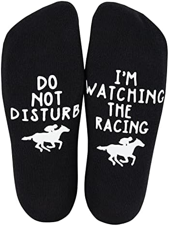Poshzone Do Not Disturb ... I'm Watching F1. Racing Car/ Sports Car Novelty Socks, Birthday Gift, Sports gift,Gift for Family Friend.Men Women Socks