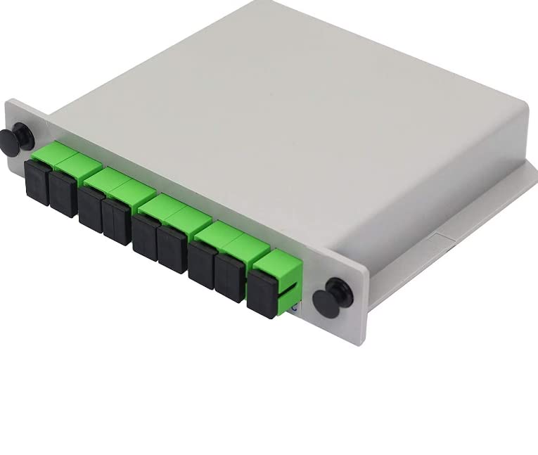 Hanutech 1x8 SC/APC Cassette Card Inserting PLC Splitter Module 1:8 Ports Fiber Optical PLC Splitter for Home Wiring, Engineering Projects, Fiber Optic LAN (B0BXHC6DFM) Amazon Price History, Amazon Price Tracker