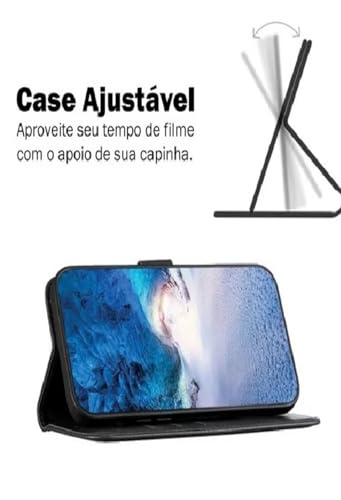 Capinha Capa Carteira Flip Anti Impacto Full Para Motorola Moto G75