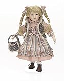 inkl. Ständer RF Collektion Sammlerpuppe, Künstlerpuppe, Porzellanpuppe, Mädchen mit Fellweste 42cm 120479 
