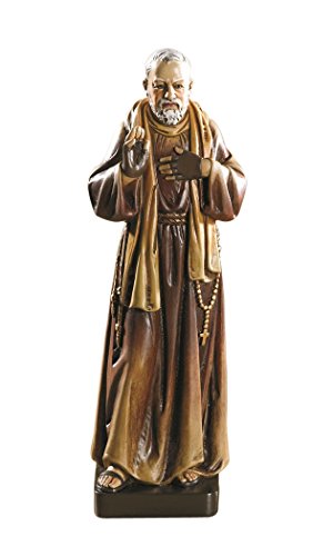Estatua San Padre Pio clásica 7.87 pulgadas
