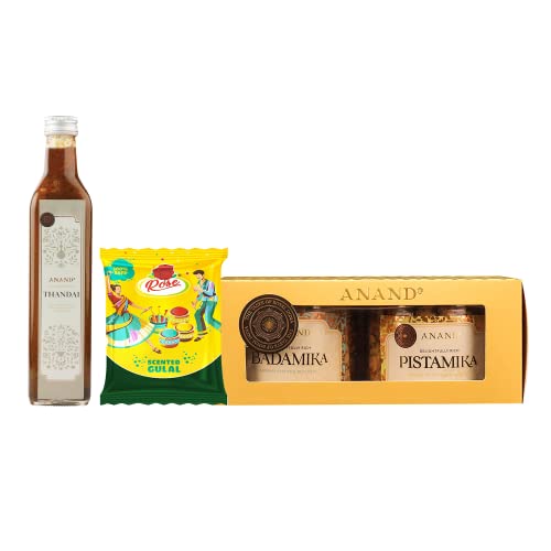 Image of ANAND Premium Biscotti Combo - Badamika Pistamika Chocomika Combo, 450g (Holi Gift Box (450 gm))