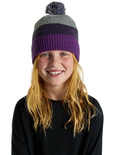 Image of Burton 234581209J1SZ FITALLRegular Kids' Pom Fleece Lined Beanie Imperial Purple 1SZ FITALL