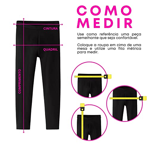 Kit 2 Leggings Femininas Cintura Alta, Calça Legging, Básica, Marinho, Preta, Fitness, Academia, Cor