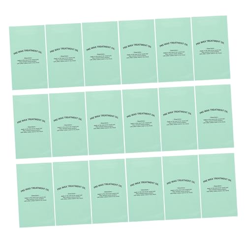 VALICLUD 50 Piezas Toallitas Pre Depilación Calmantes Toallitas Desmaquillantes Aceite para Preparar la Pañuelos Suaves para Cuidado Corporal Portátil y Envoltura Individual