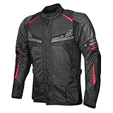 Chaqueta para motoristas fabricada en poliéster con zonas reflectantes y con malla en el interior para un máximo confort.