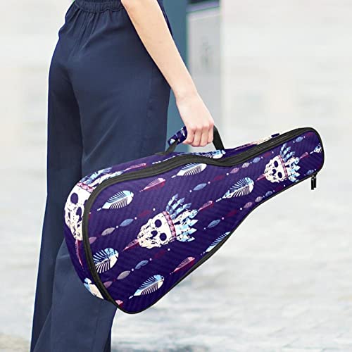Housse pour ukulélé bohémien, hippie, tête de mort, sac à dos avec sangles réglables - Les Beatles, Paul McCartney, John Lennon, RIngo Starr, George Harrison Housse pour ukulélé bohémien, hippie, tête de mort, sac à dos avec sangles réglables – Image 6