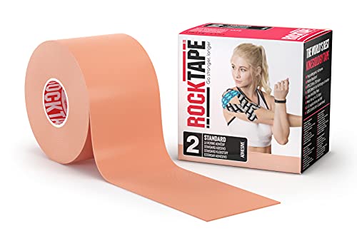 RockTape Mixte Classic Tape Kinésiologie, Beige, 5cm X 5cm EU