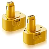 CEENR 2 Pack 12V 4.0Ah DC9071 Battery Replacement for DeWalt 12V XRP Battery Ni-Mh DW9071 DC9072 DE9037 DE9071 DE9072 DE9074 DE9075 Compatible with DeWalt 12 Volt Tools