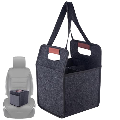 Reusable Drink Tote Bag - 35cm Foldable Cup Carrier With