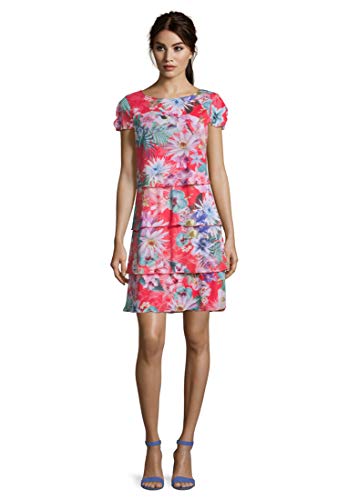 Preisvergleich Produktbild Betty Barclay Stufenkleid Pink / Dark Blue, 42 Damen