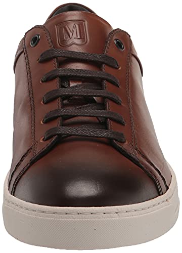 Image of Bruno Magli Men's Diego Sneakers, Leather Shoes, Lace-Up Casual Shoes