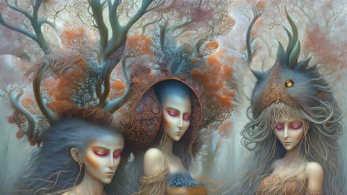 Poster The Misty Spirits I Called 50x70cm habiller un mur vide sans effort