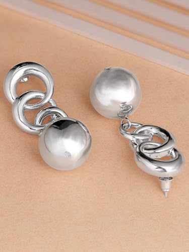 Image of Rubans AD Drop Earrings Trendy Fashion Gift for Women & Girls