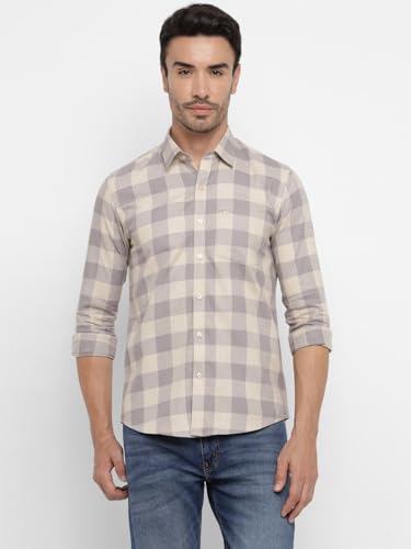 Image of Allen Cooper Checks Shirts for Men - 100% Cotton Comfort Fit Casual and Formal Shirt - Breathable, Soft, Classic Style (Multiple Colors)