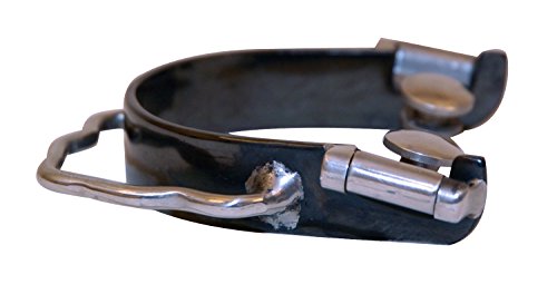 Metalab Hilason Black Satin Bumper Without Rowel Spur with Stainless Steel Buttons