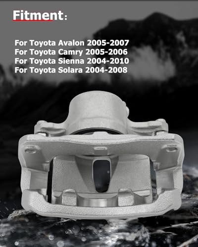 Image of cciyu 19B2714 19B2715 Front Left & Right Brake Calipers With Bracket For Toyota For Avalon 2005-2007,For Toyota For Camry 2005-2006,For Toyota For Sienna 2004-2010,For Toyota For Solara 2004-2008
