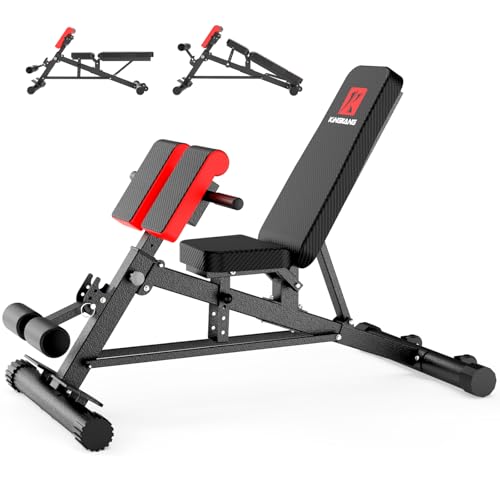 K KINGKANG 1000LBS Bench with Wheels