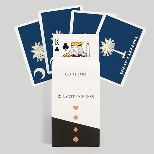 Baraja de cartas South Carolina Poker 52 naipes miniatura 6