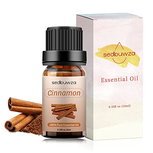 Sedbuwza Cinnamon Essential Oil, 100% Pure Organic Cinnamon Aromatherapy Gift Oil For Diffuser, Humidifier, Soap, Candle, Perfume #TOP7