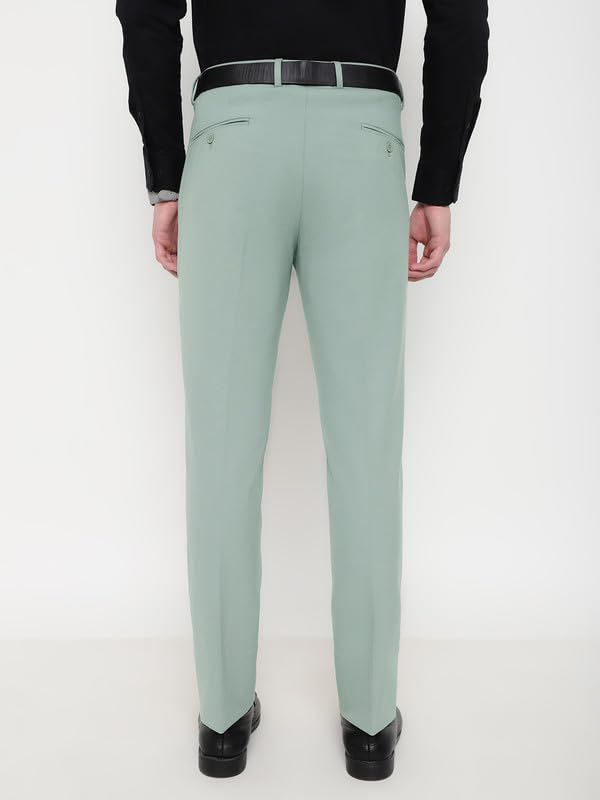 Image of SUBTRACT Slim-Fit Stretchable Lycra Formal Pants for Men with Flexible Waistband | Stylish Men's Wear Trousers for Office or Party |Dress Trouser Pant