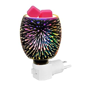 Syfunlv Elektrische 3D-Feuerwerk Duftlampe