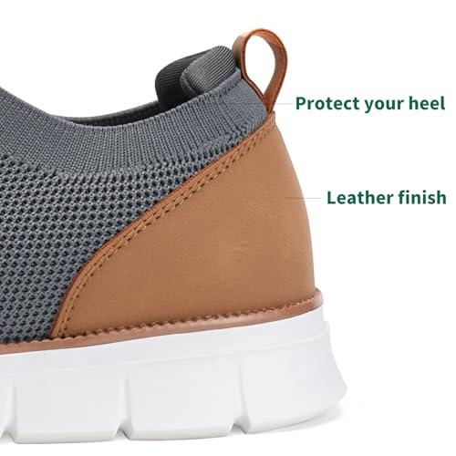 LEZTA Men's Casual Dress Shoes Sneakers Business Lightweight Oxfords Arch Support Walking3